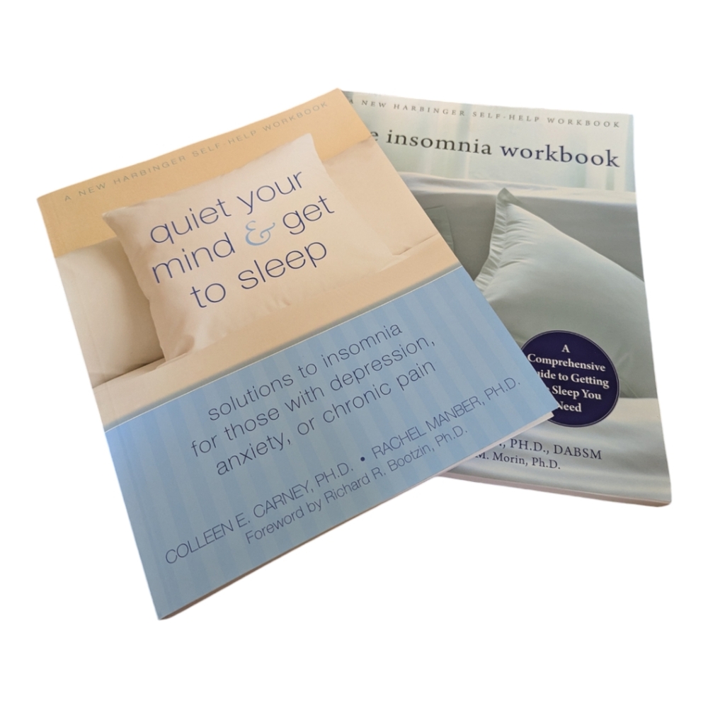 CBT-I Insomnia Workbooks (2) - Carney Manber Silberman - Sleep Quiet Mind CBTI